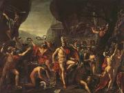 Jacques-Louis David Leonidas at thermopylae (mk02) France oil painting artist